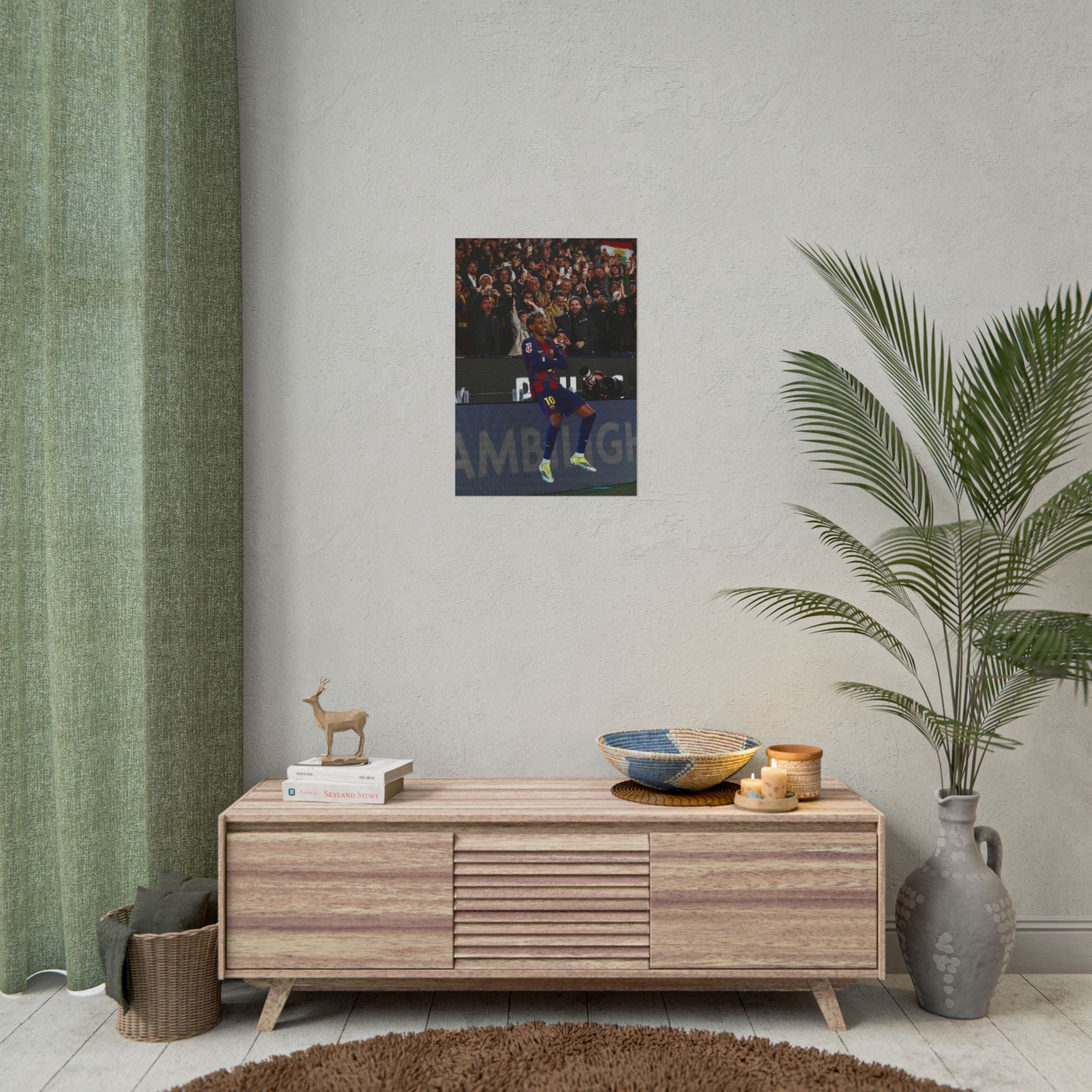 Lamine Yamal Poster — Barcelona Football Star Wall Art