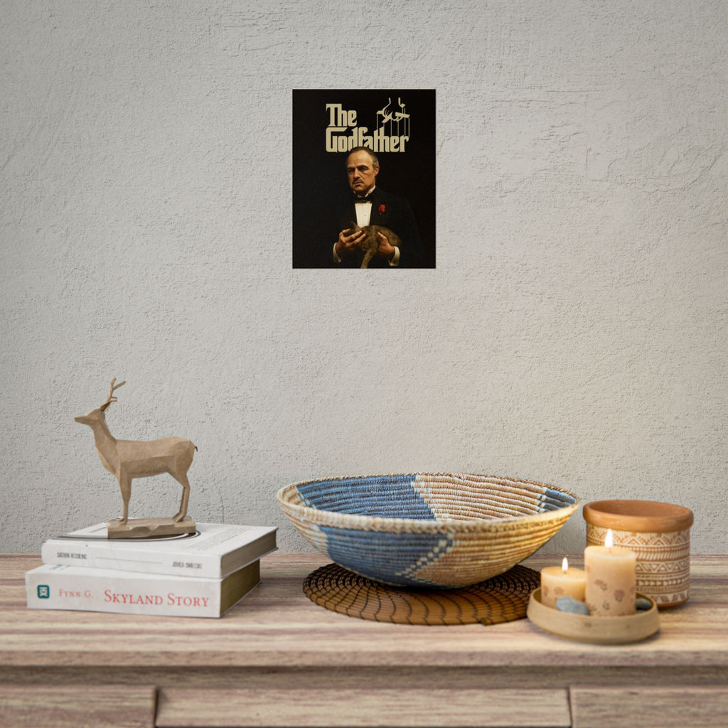 Rolled Poster — The Godfather Movie Logo & Don Vito Corleone Portrait