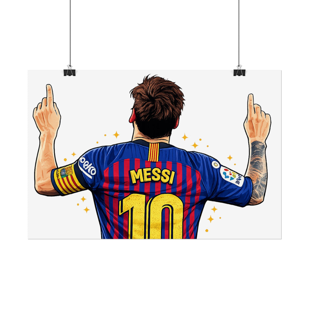 Lionel Messi Celebration Rolled Poster