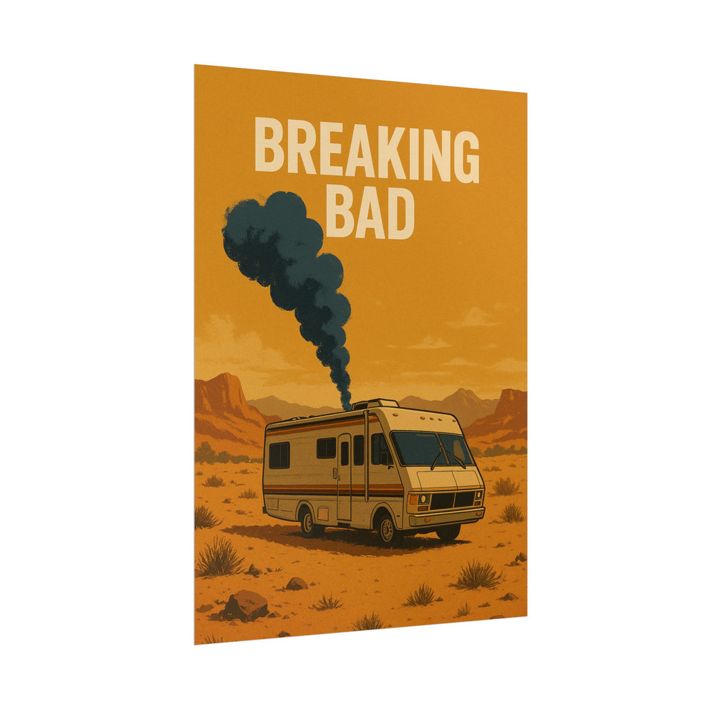 Breaking Bad RV Poster — Desert Camper Art Print (Rolled Poster)