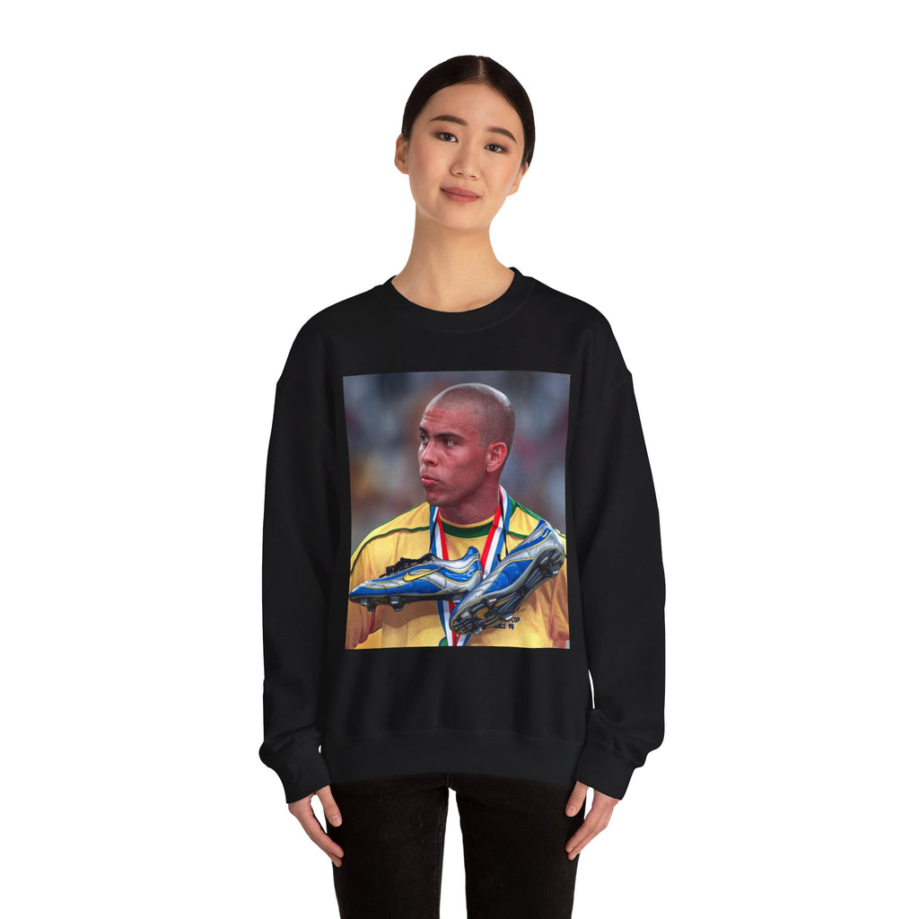 Ronaldo R9 Soccer Champion Photo Crewneck Sweatshirt