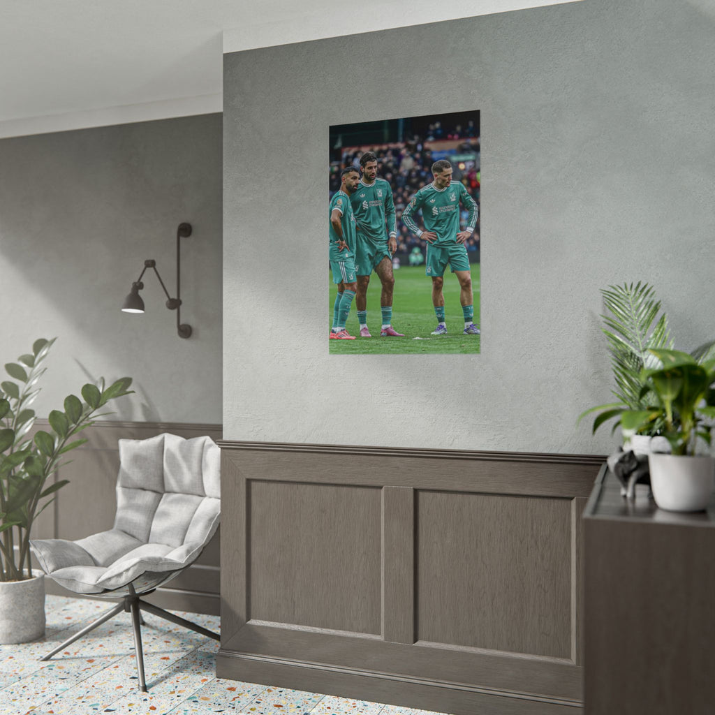 Salah, Wirtz & Szoboszlai Photo Poster - Rolled Liverpool FC Action Print