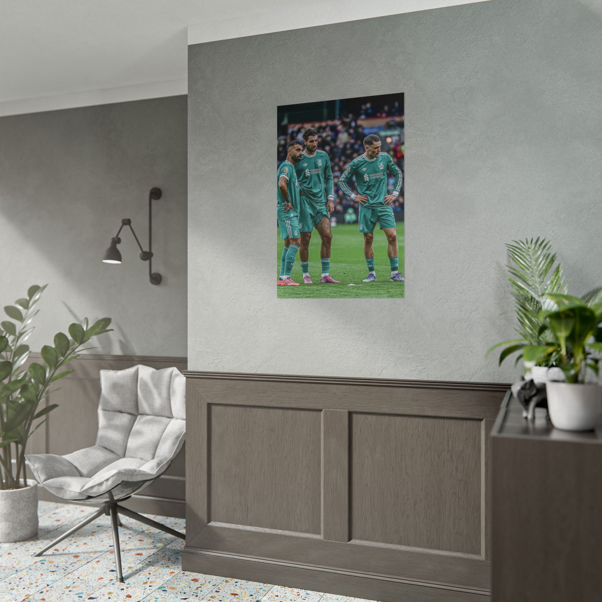 Salah, Wirtz & Szoboszlai Photo Poster - Rolled Liverpool FC Action Print