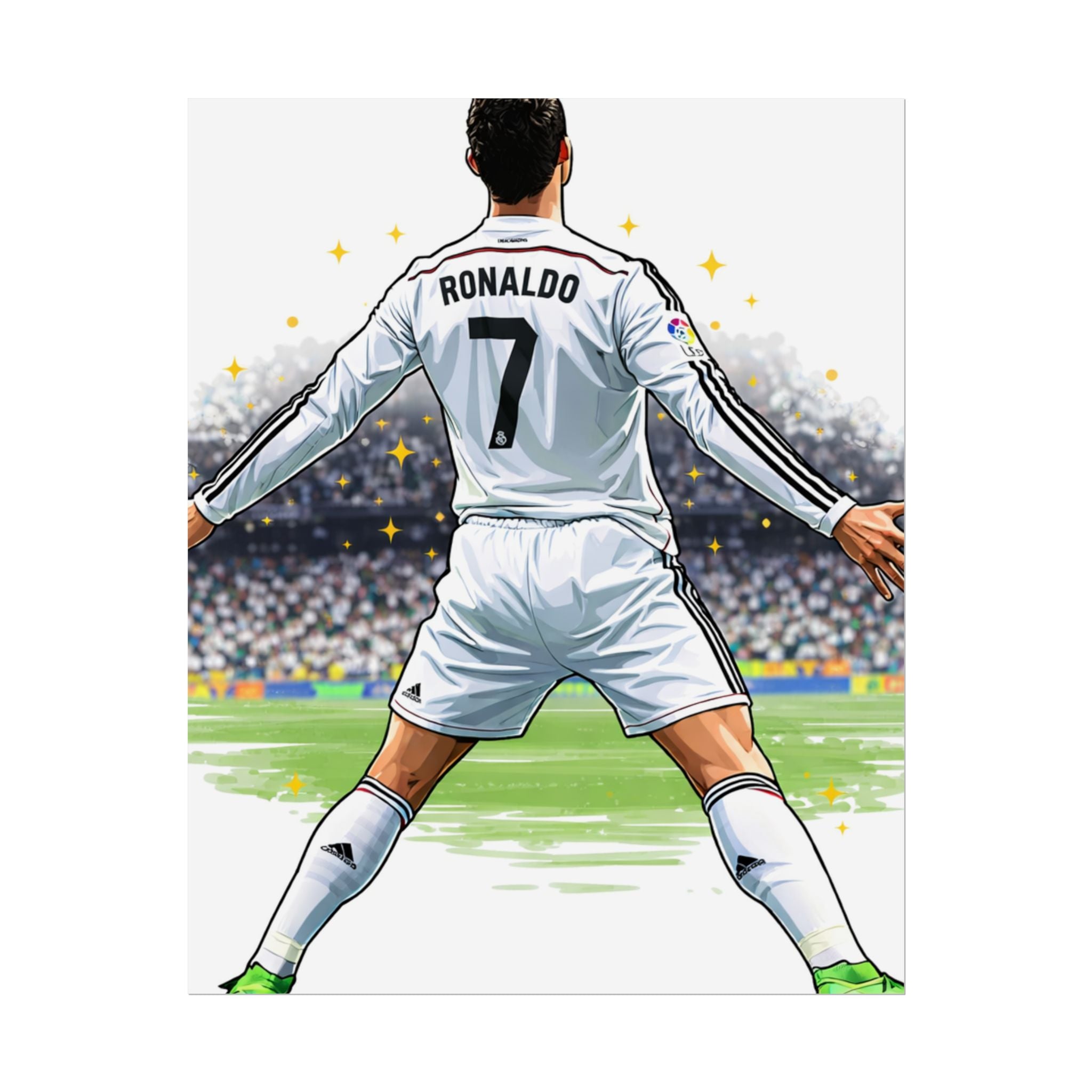 Cristiano Ronaldo Celebration Rolled Poster