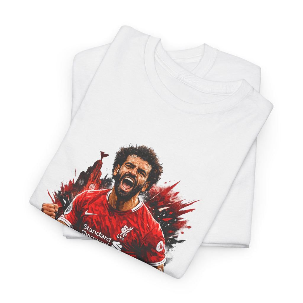 Mohamed Salah Soccer T‑Shirt – Liverpool Fan Tee with 'Mo Salah' Graphic