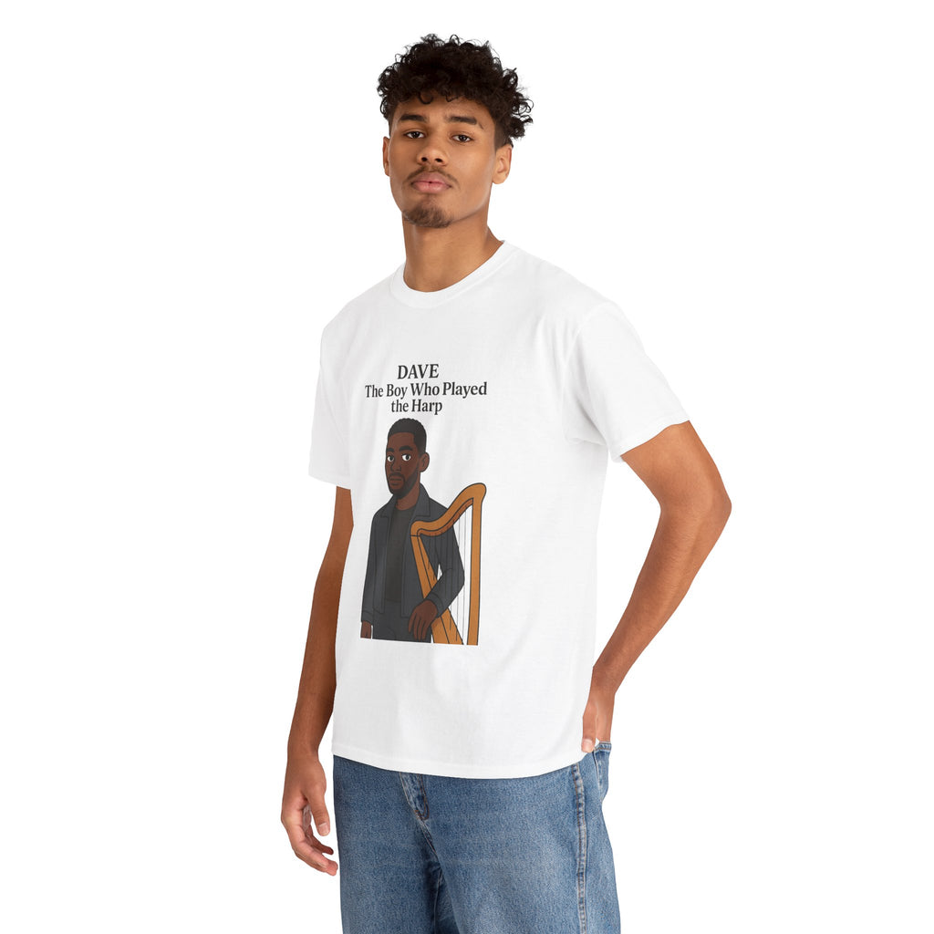 Dave T-Shirt — "The Boy Who Played the Harp" Graphic Tee