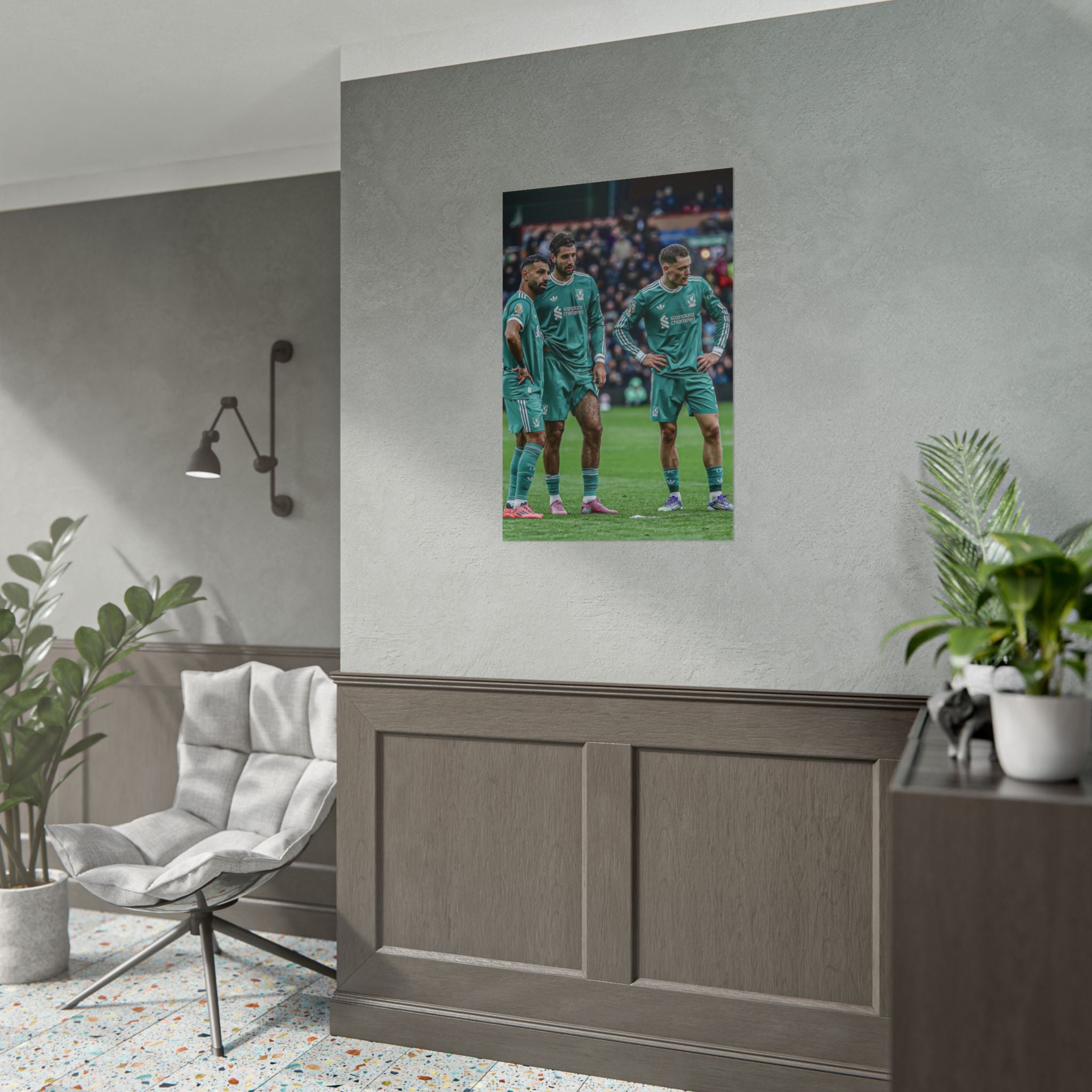 Salah, Wirtz & Szoboszlai Photo Poster - Rolled Liverpool FC Action Print