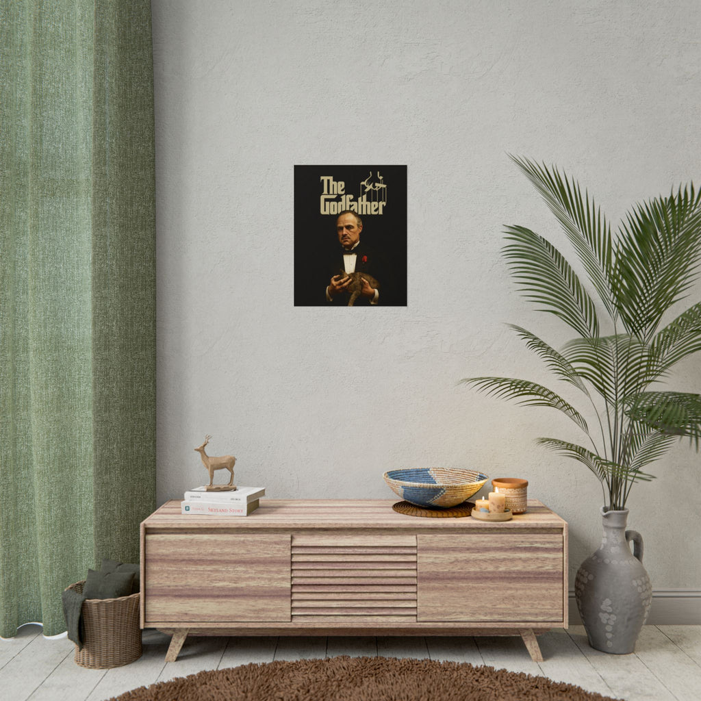 Rolled Poster — The Godfather Movie Logo & Don Vito Corleone Portrait