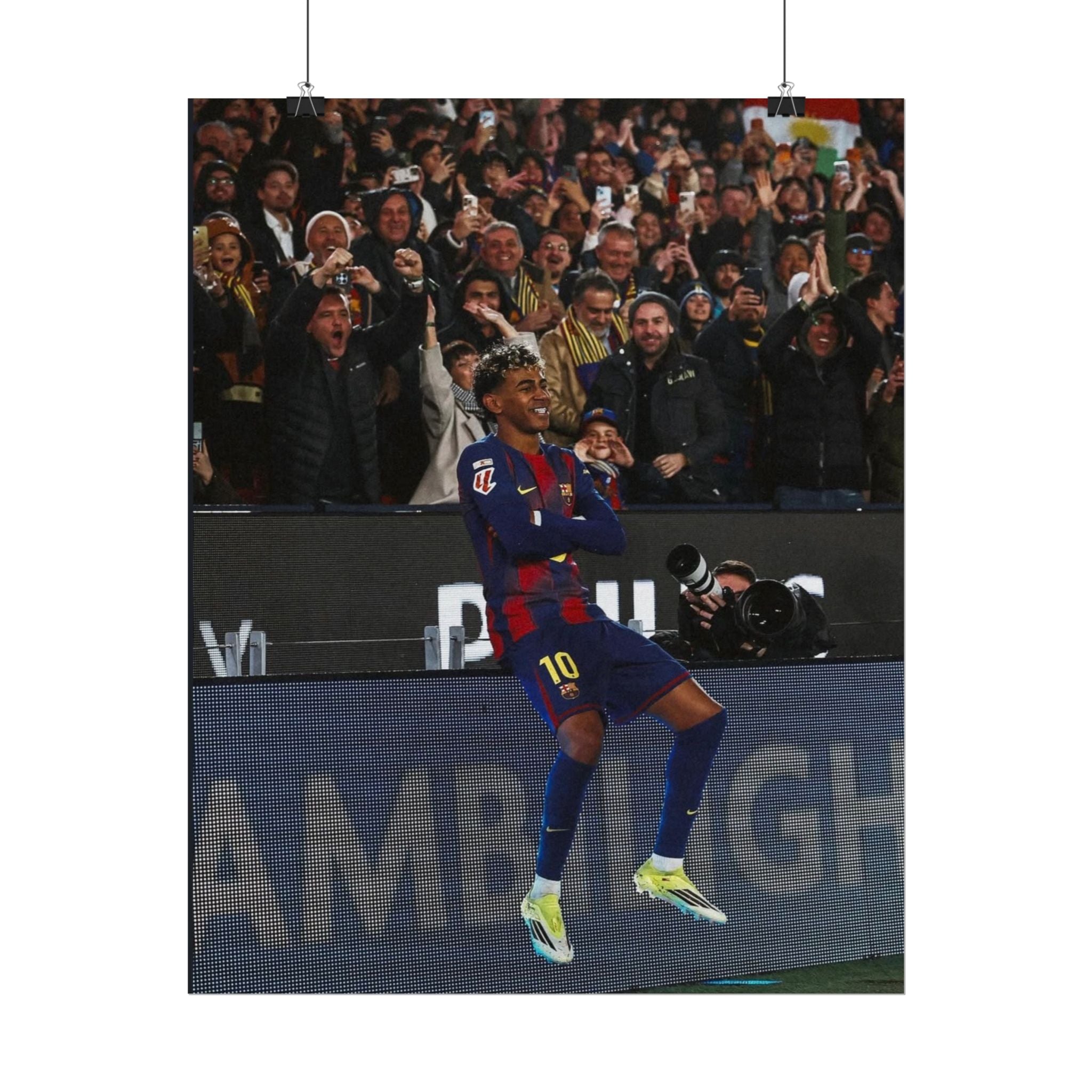 Lamine Yamal Poster — Barcelona Football Star Wall Art