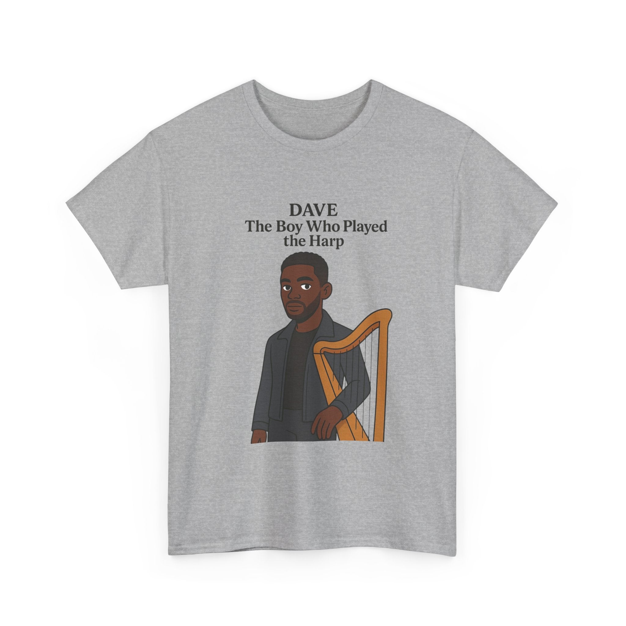 Dave T-Shirt — "The Boy Who Played the Harp" Graphic Tee