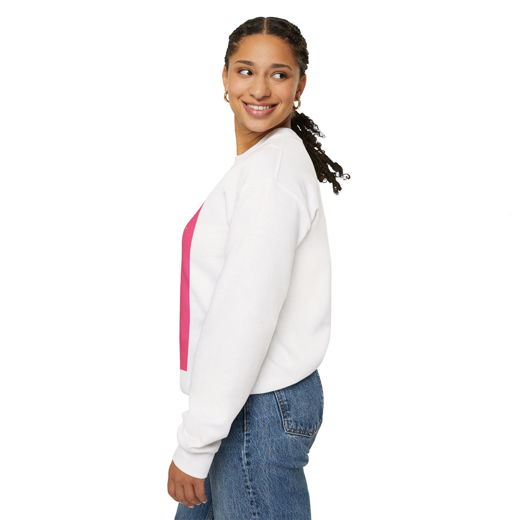 Barbie Graphic Sweatshirt - Retro Pink Doll Portrait Crewneck