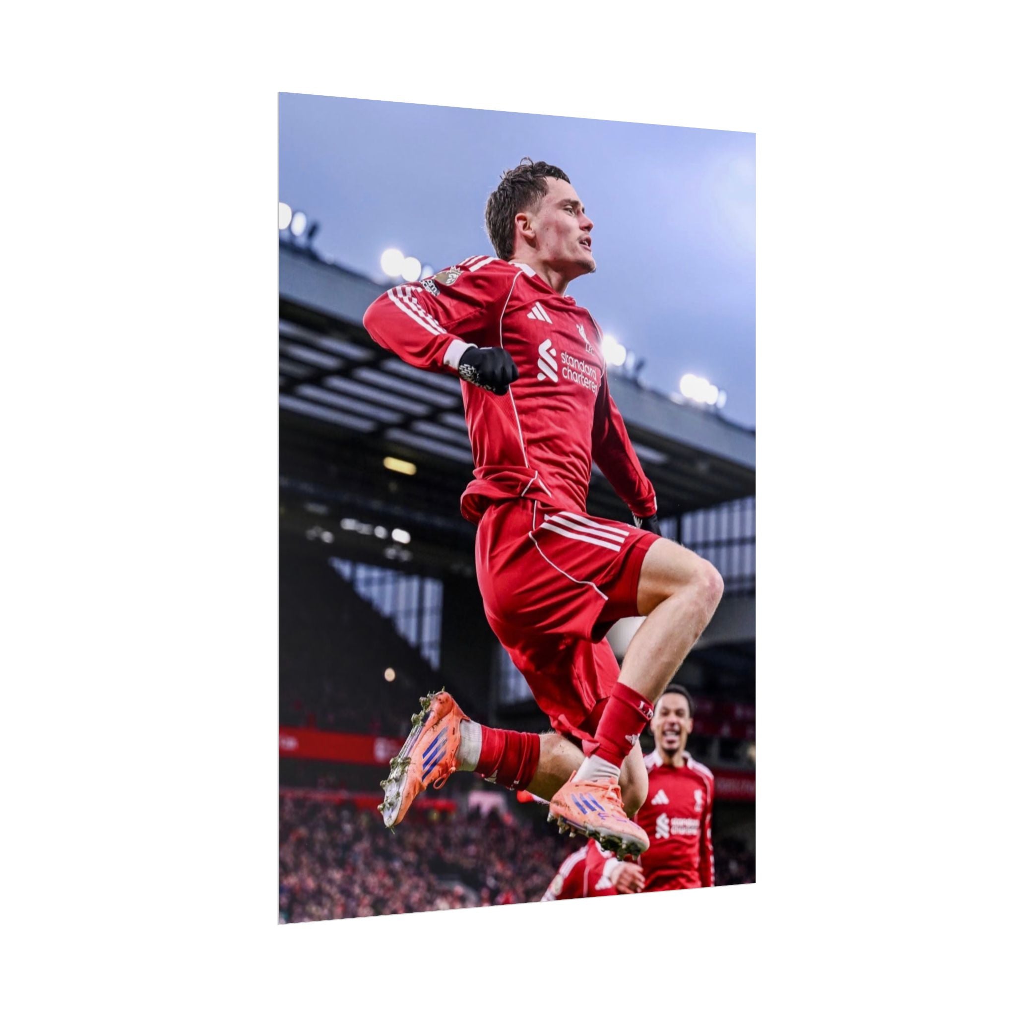 Florian Wirtz - Liverpool Football Star Action Poster