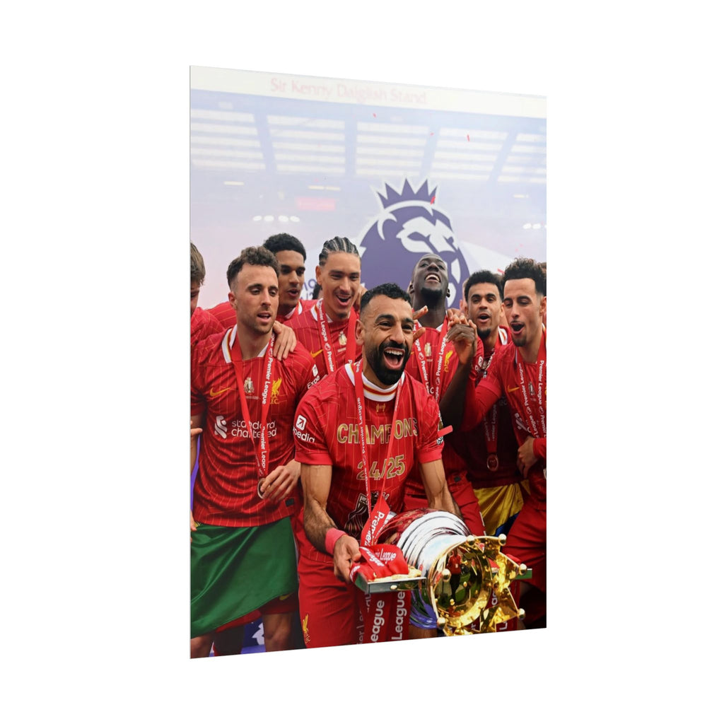 Liverpool FC Premier League Winners Photo Poster — Rolled Soccer Wall Art