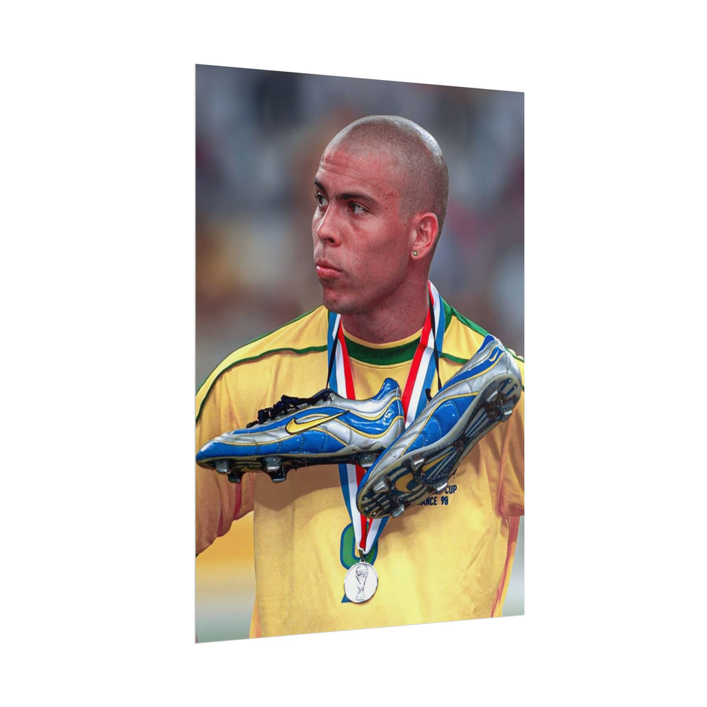 Ronaldo Brazil Champion Poster — Rolled Sports Wall Art