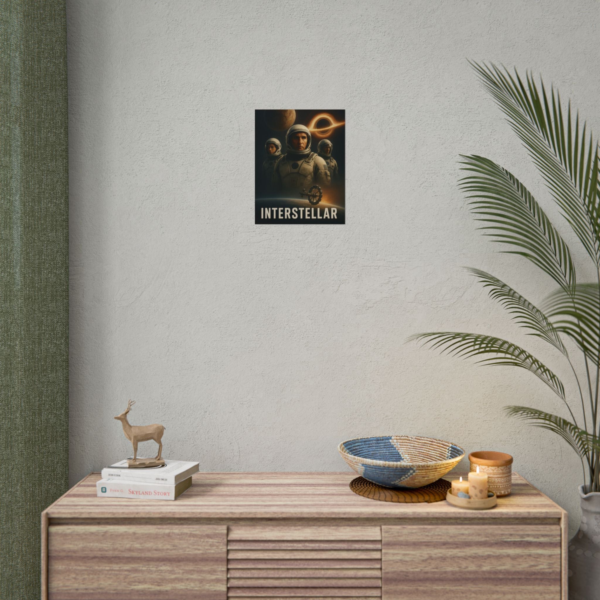 Interstellar Movie Poster — Rolled Sci‑Fi Poster