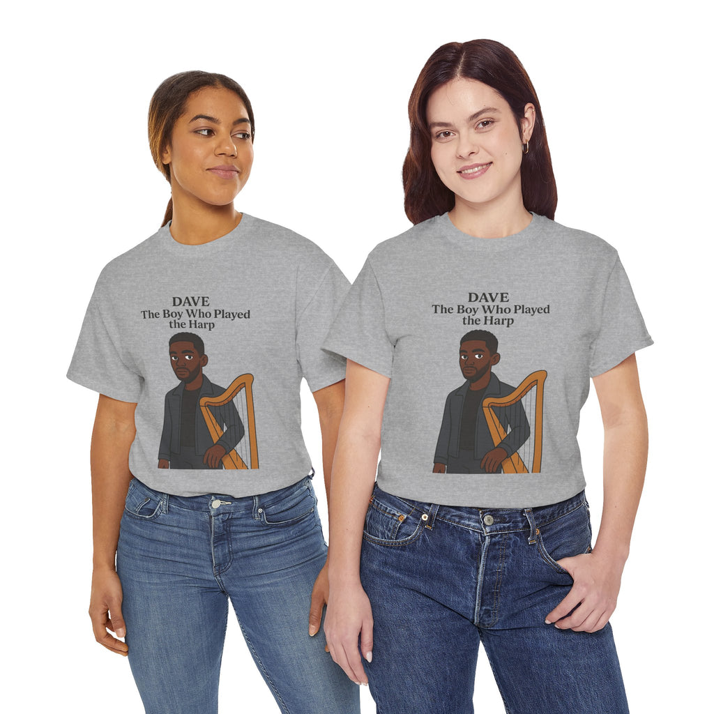 Dave T-Shirt — "The Boy Who Played the Harp" Graphic Tee