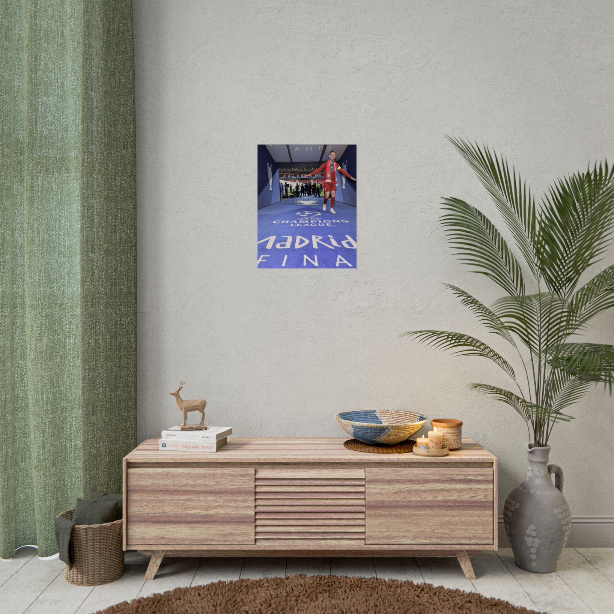 Jordan Henderson Liverpool Champions League Winners 2019 Rolled Poster