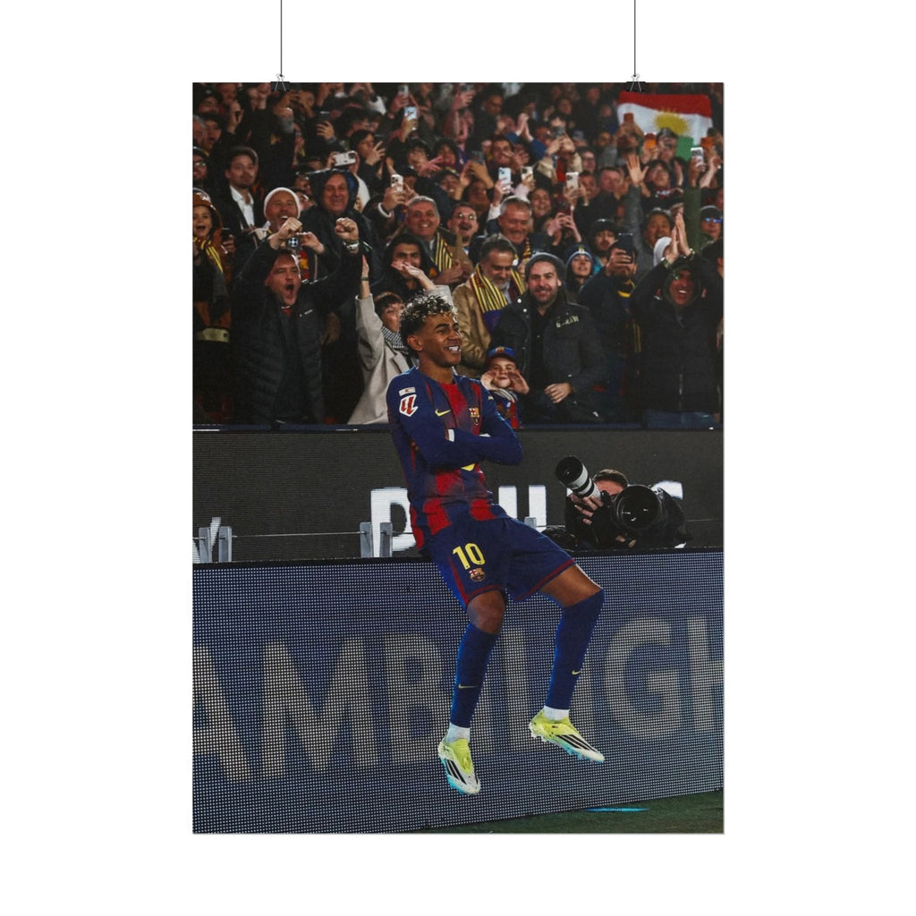 Lamine Yamal Poster — Barcelona Football Star Wall Art