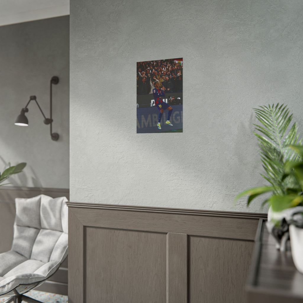 Lamine Yamal Poster — Barcelona Football Star Wall Art