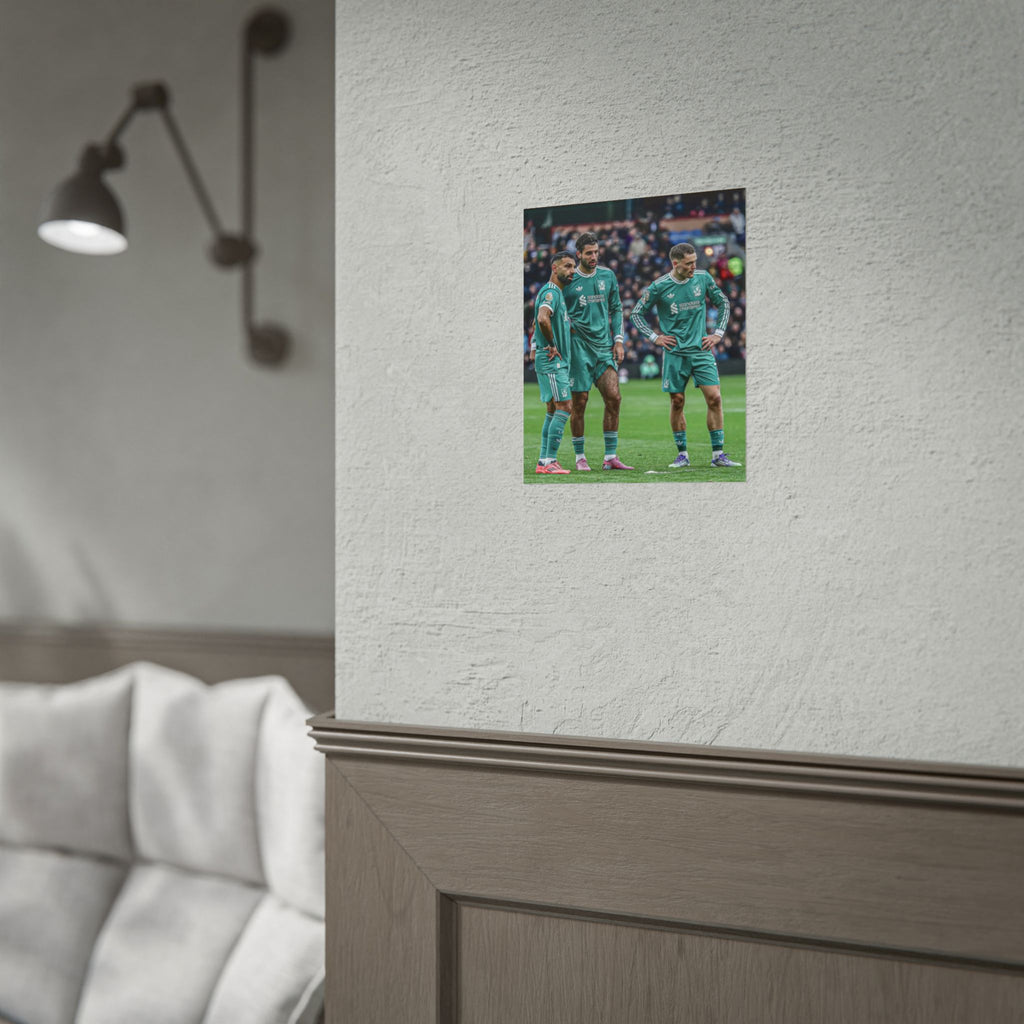 Salah, Wirtz & Szoboszlai Photo Poster - Rolled Liverpool FC Action Print