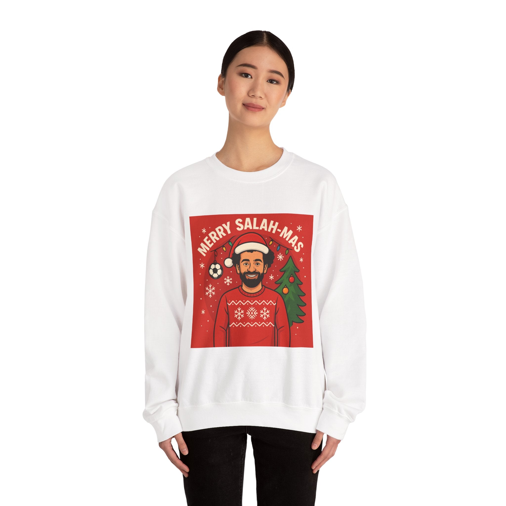 Merry Salah-mas Sweatshirt — Festive Soccer Christmas Crewneck