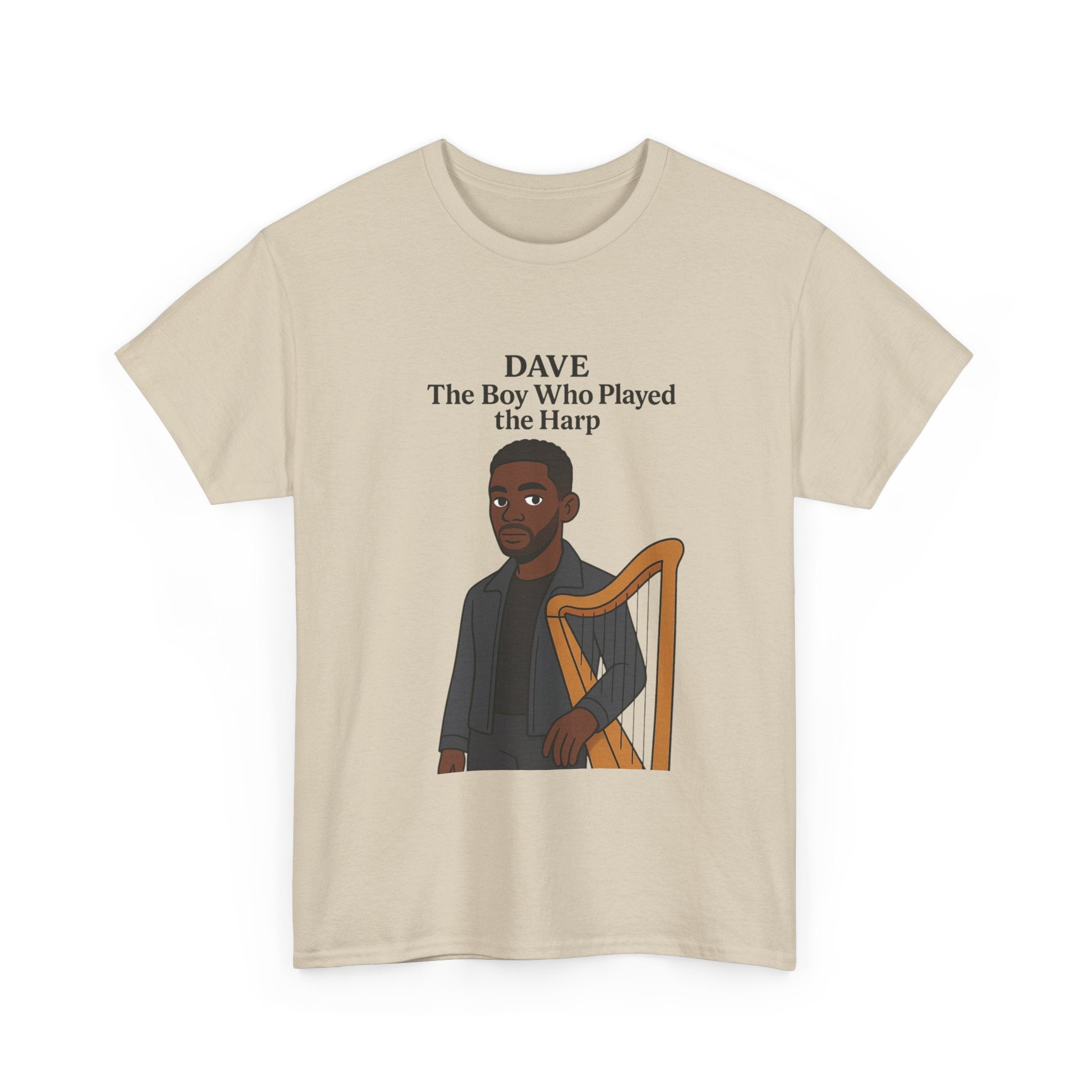 Dave T-Shirt — "The Boy Who Played the Harp" Graphic Tee