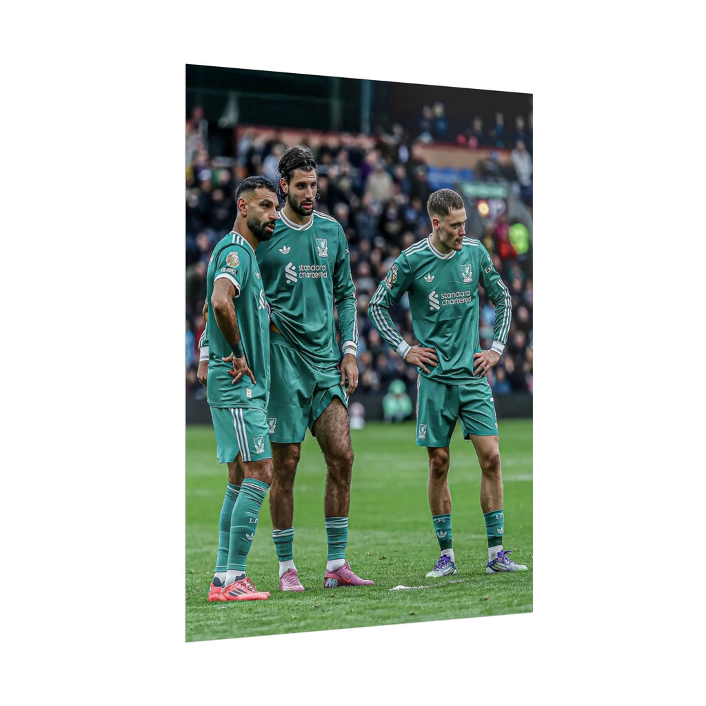 Salah, Wirtz & Szoboszlai Photo Poster - Rolled Liverpool FC Action Print