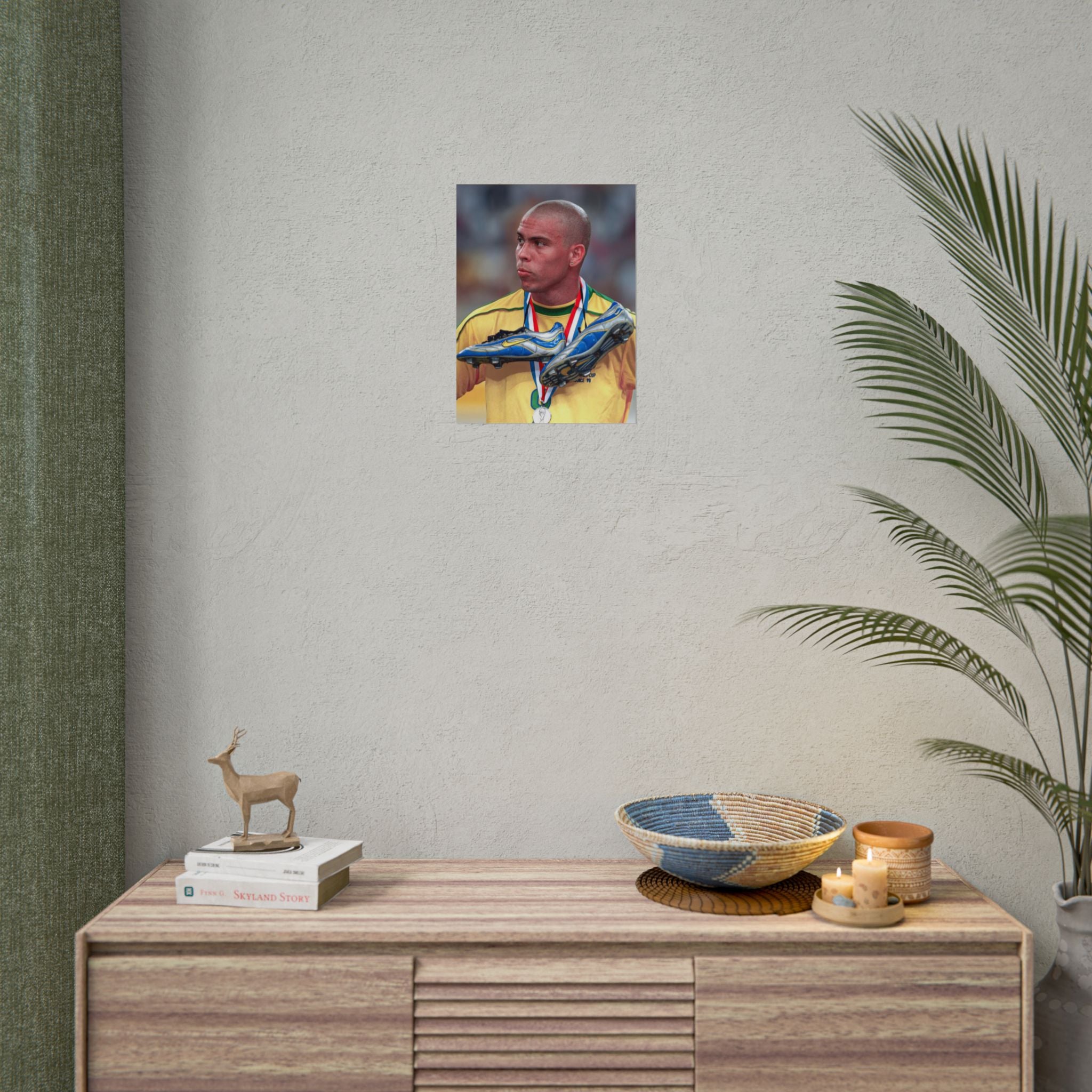Ronaldo Brazil Champion Poster — Rolled Sports Wall Art