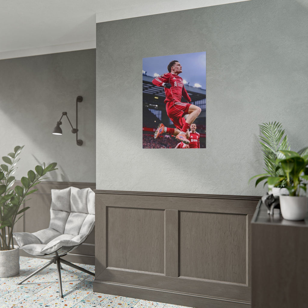 Florian Wirtz - Liverpool Football Star Action Poster