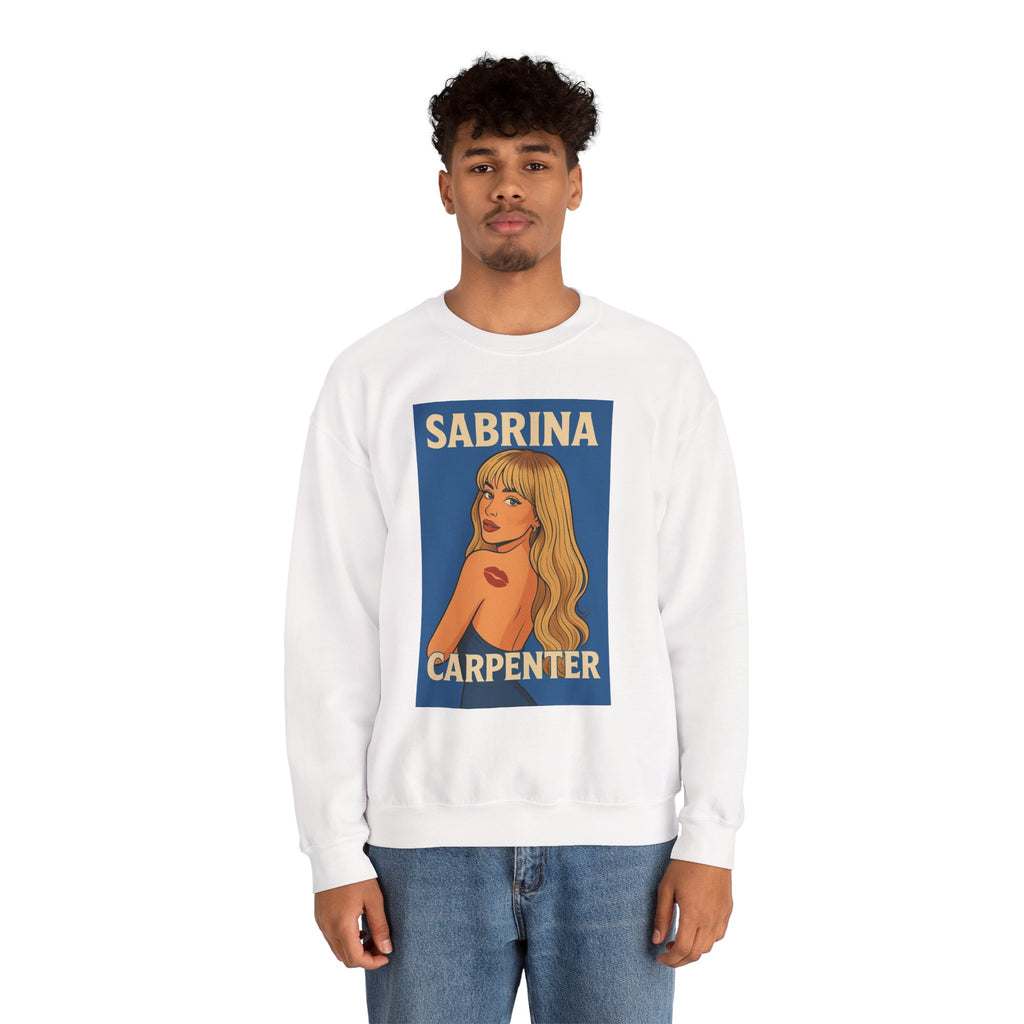 Sabrina Carpenter Retro Pin-Up Crewneck Sweatshirt