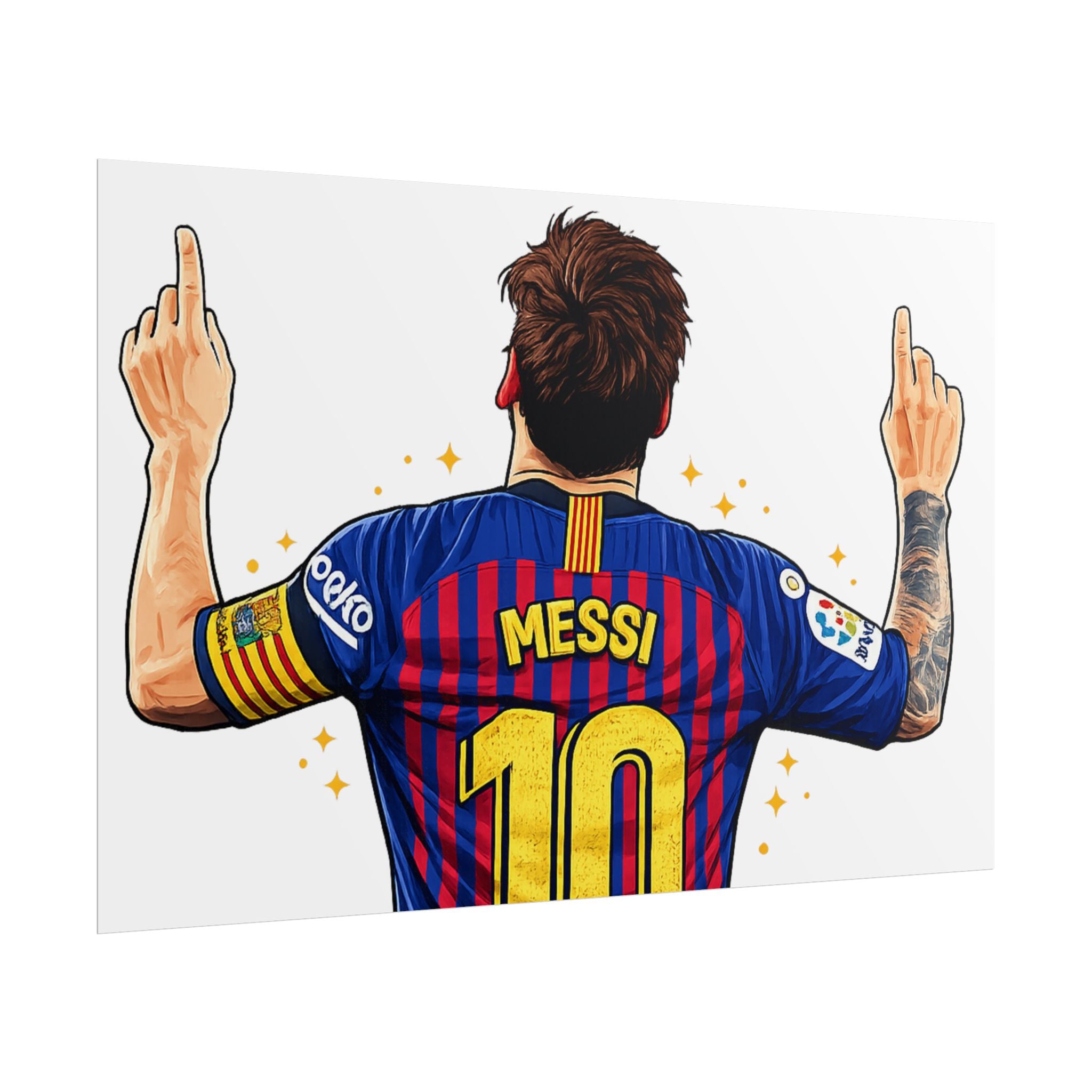 Lionel Messi Celebration Rolled Poster