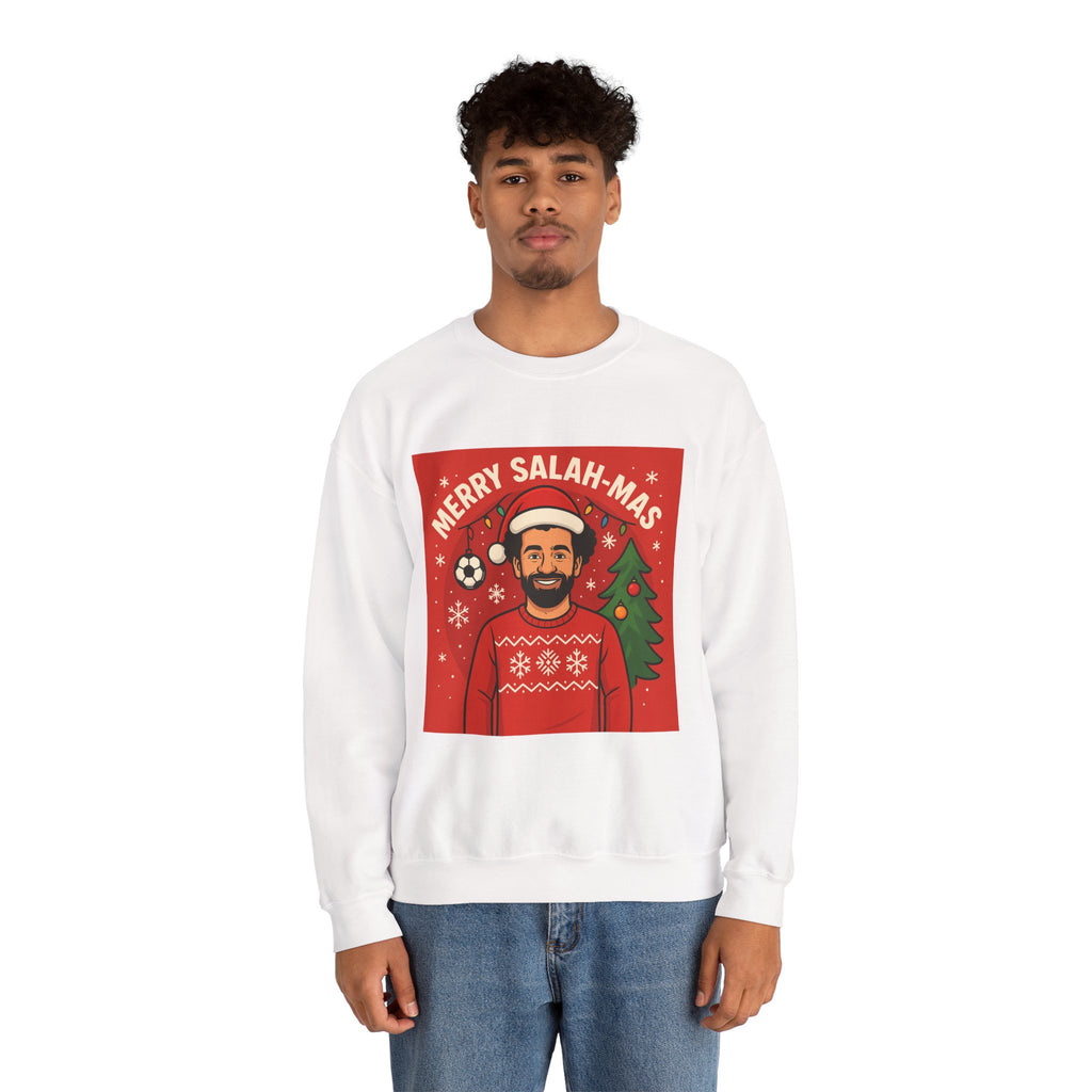 Merry Salah-mas Sweatshirt — Festive Soccer Christmas Crewneck
