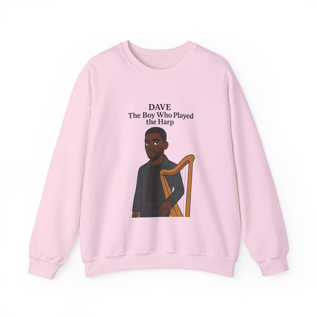 Dave Sweatshirt — "The Boy Who Played the Harp" Graphic Crewneck