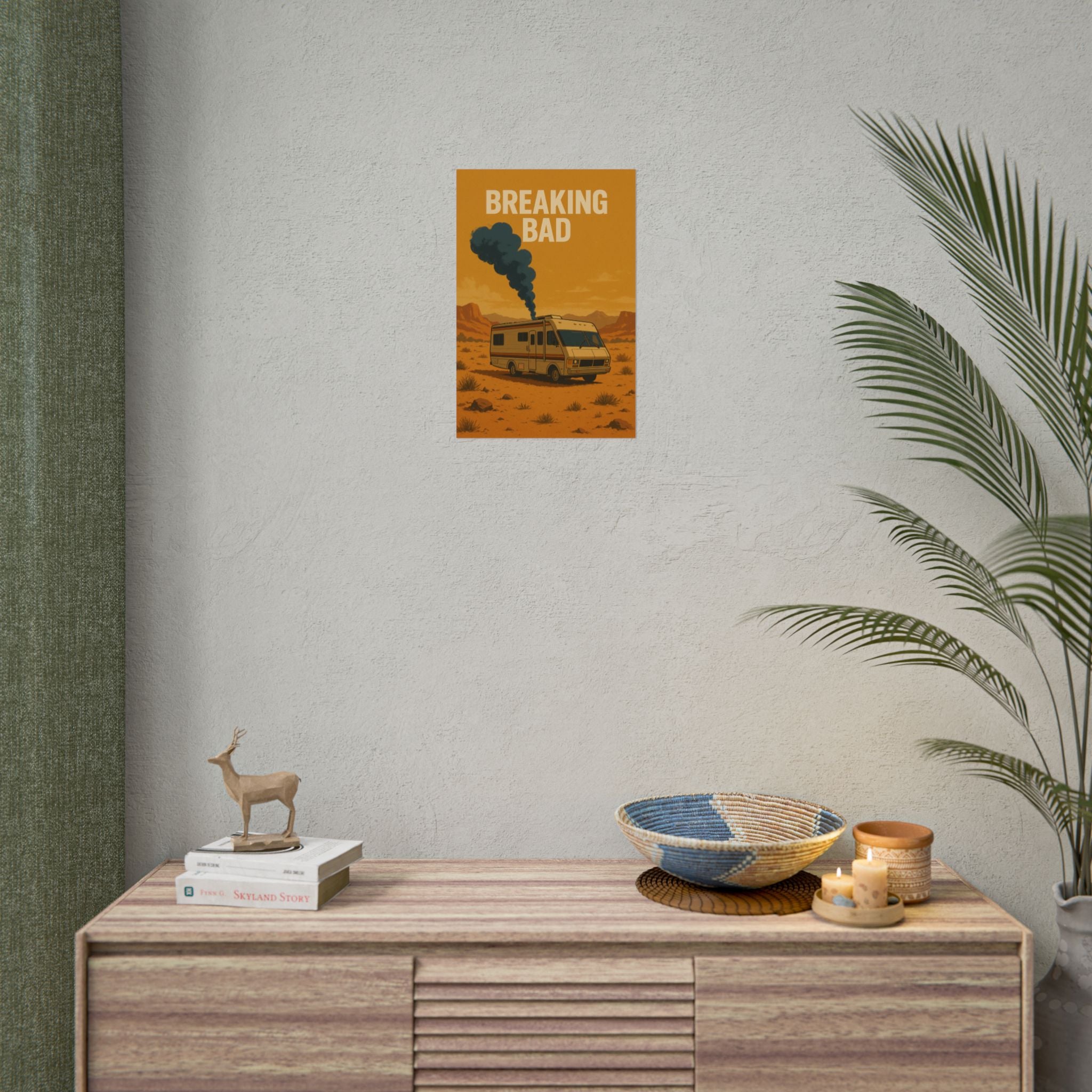 Breaking Bad RV Poster — Desert Camper Art Print (Rolled Poster)