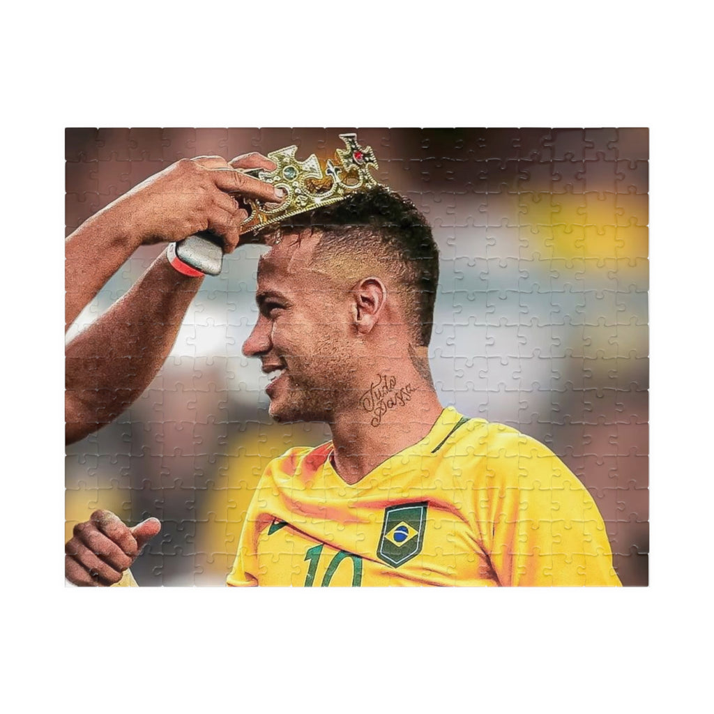Neymar Brazil Soccer Champion Photo Puzzle — Custom 110/252/520/1014‑Piece Jigsaw