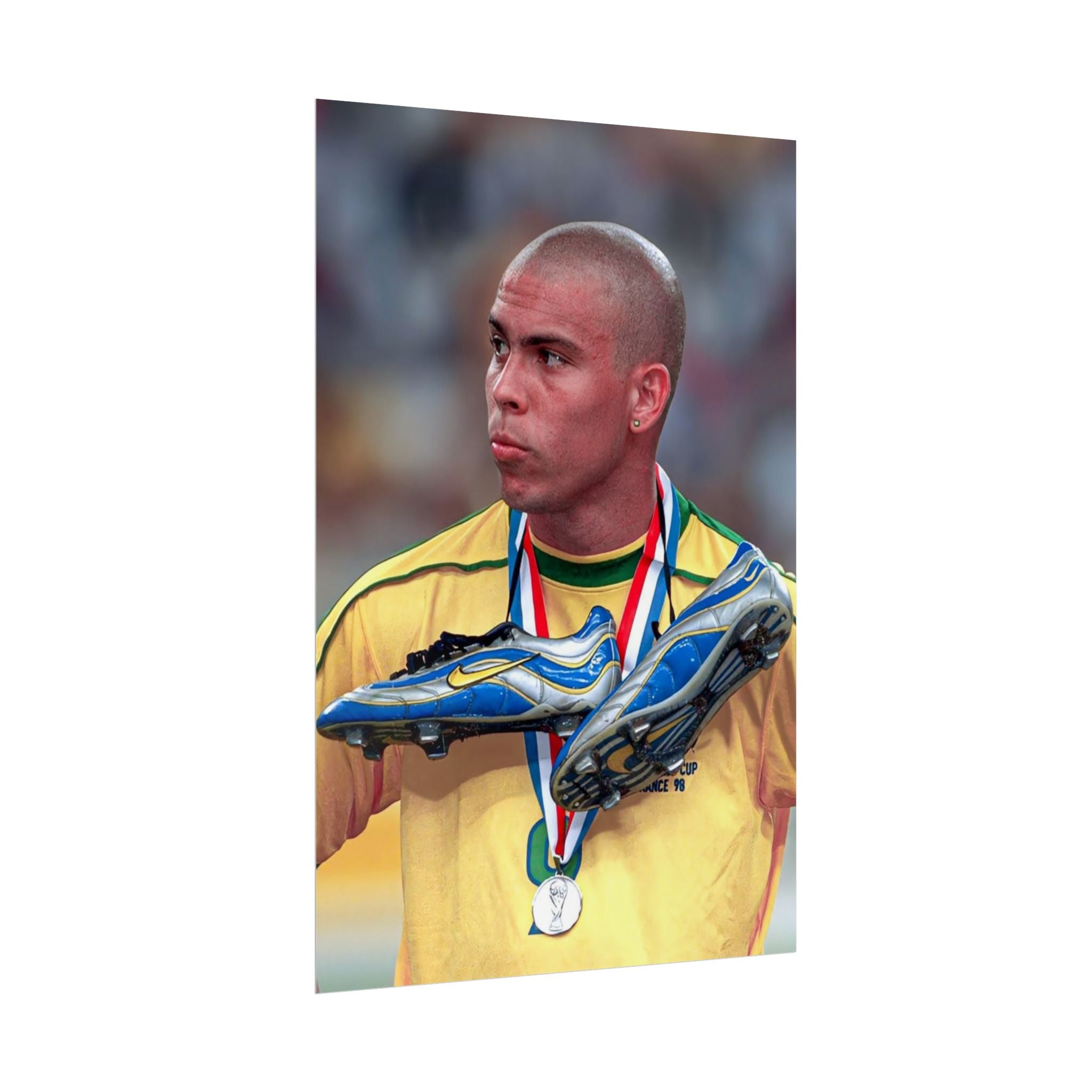 Ronaldo Brazil Champion Poster — Rolled Sports Wall Art