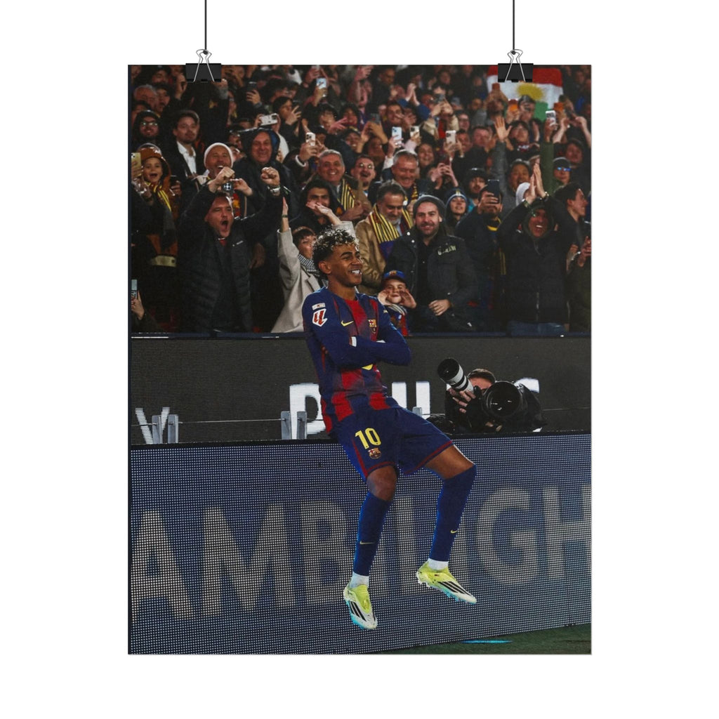Lamine Yamal Poster — Barcelona Football Star Wall Art