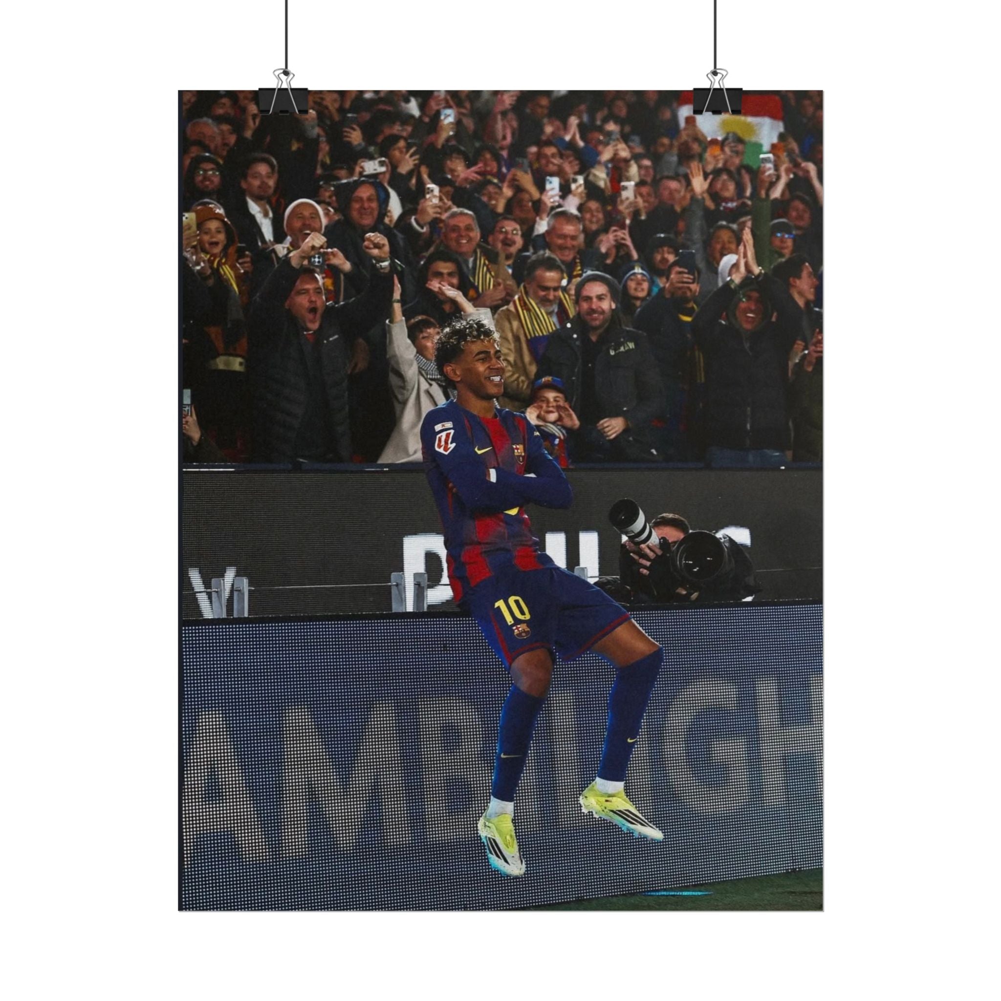 Lamine Yamal Poster — Barcelona Football Star Wall Art