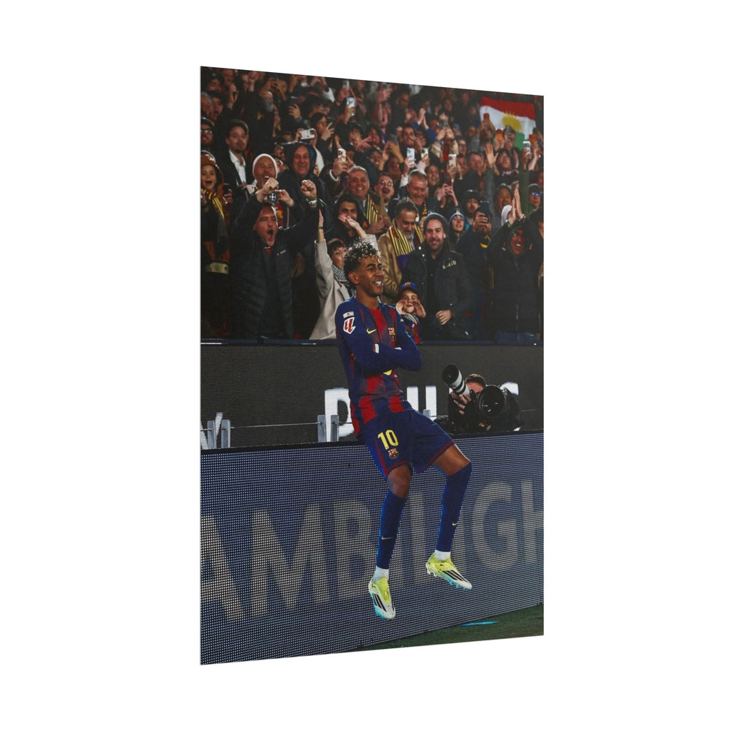 Lamine Yamal Poster — Barcelona Football Star Wall Art