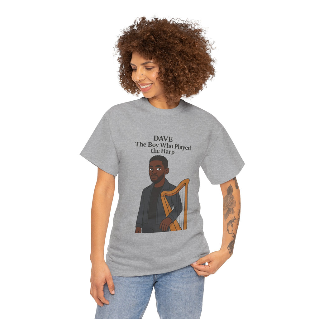 Dave T-Shirt — "The Boy Who Played the Harp" Graphic Tee