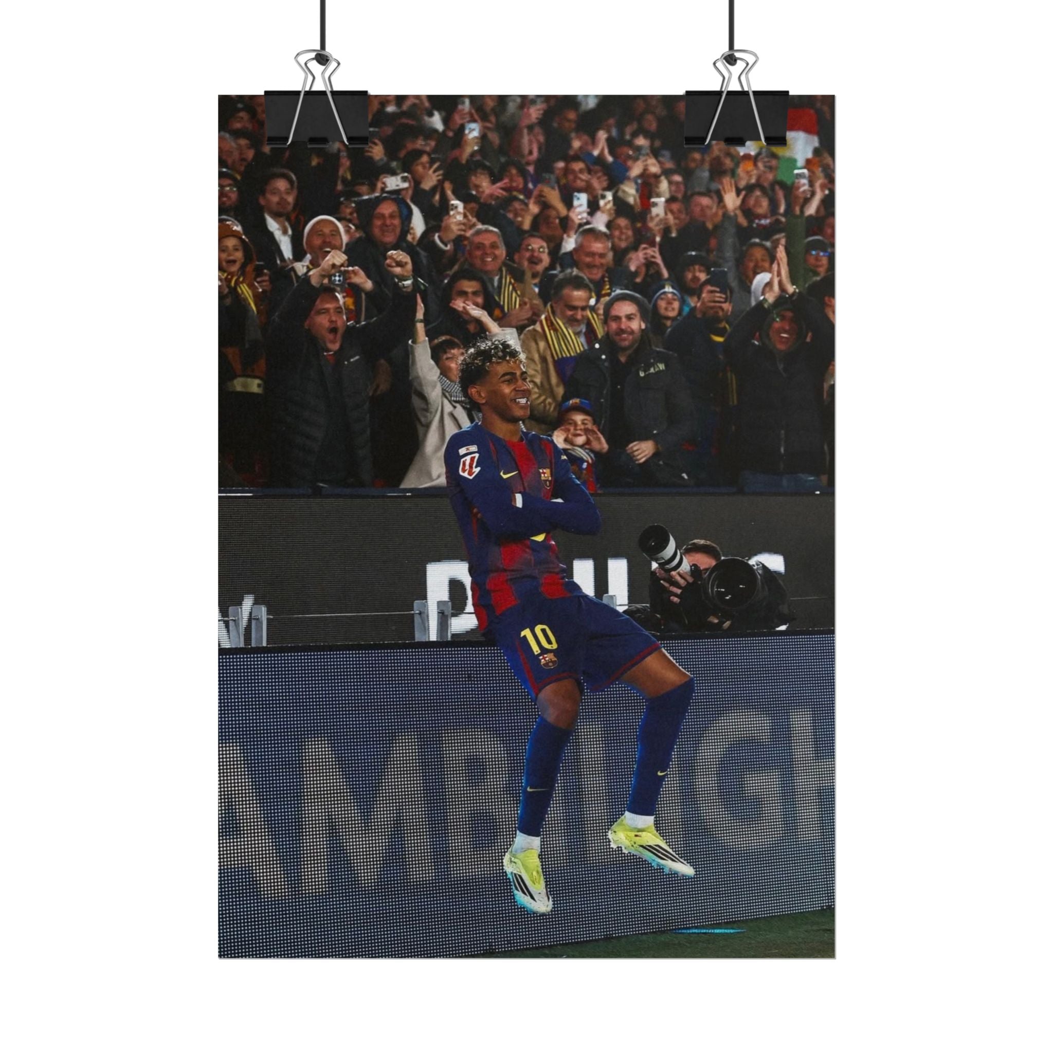 Lamine Yamal Poster — Barcelona Football Star Wall Art
