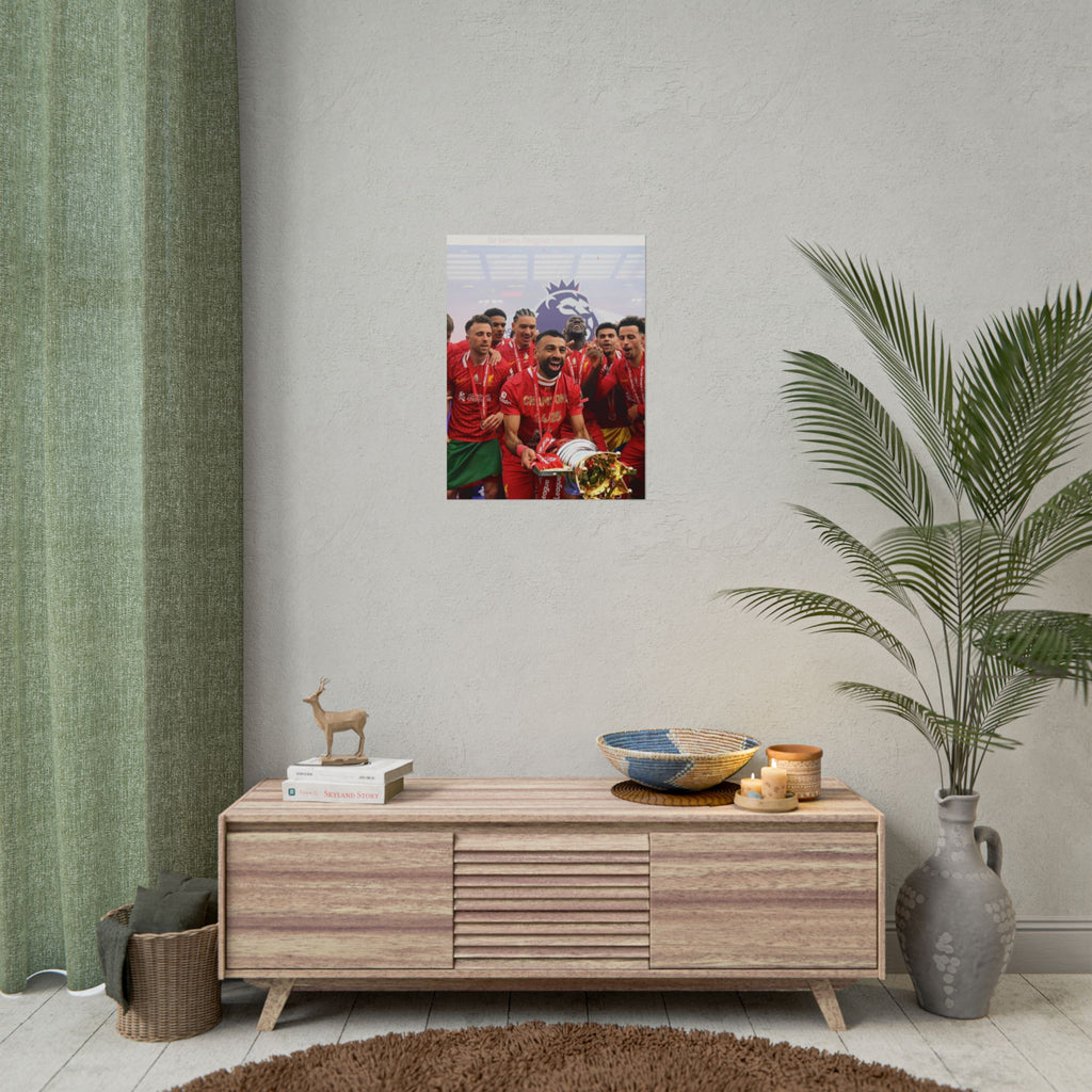 Liverpool FC Premier League Winners Photo Poster — Rolled Soccer Wall Art