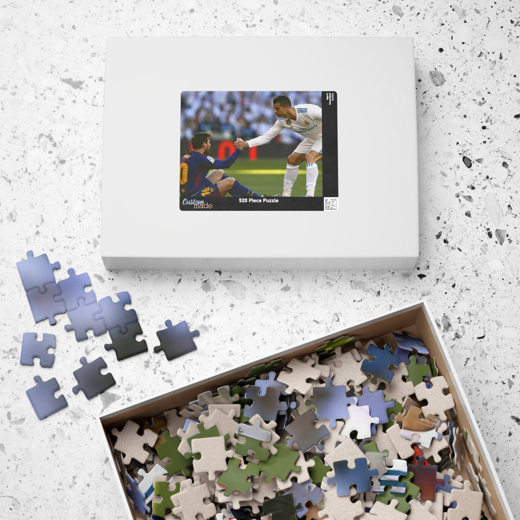 Soccer Legends Puzzle — Cristiano Ronaldo & Lionel Messi 252–520–1014 Piece Jigsaw