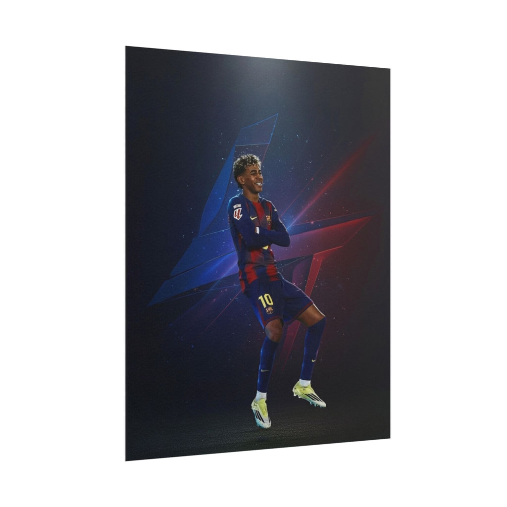 Lamine Yamal Celebration Poster - Barcelona Starboy | Available in multiple sizes