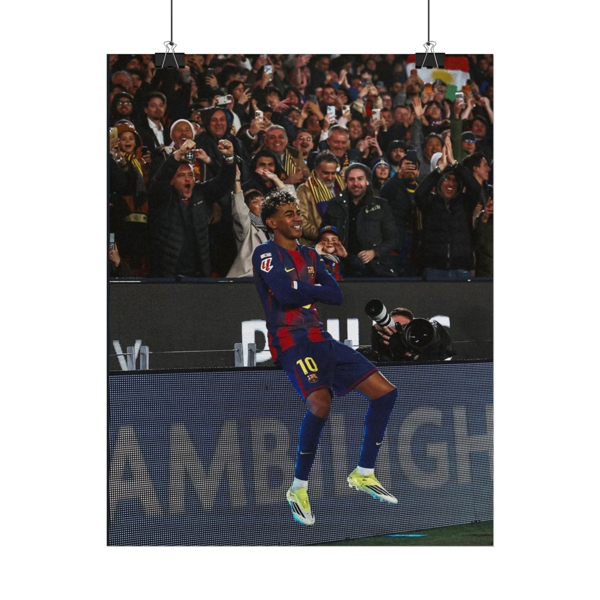 Lamine Yamal Poster — Barcelona Football Star Wall Art