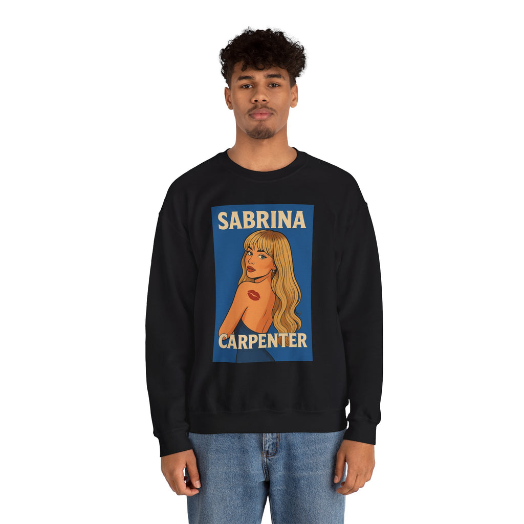 Sabrina Carpenter Retro Pin-Up Crewneck Sweatshirt