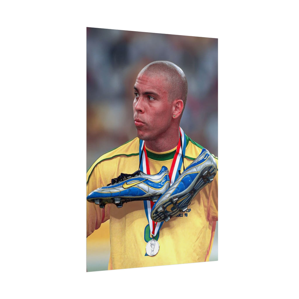 Ronaldo Brazil Champion Poster — Rolled Sports Wall Art