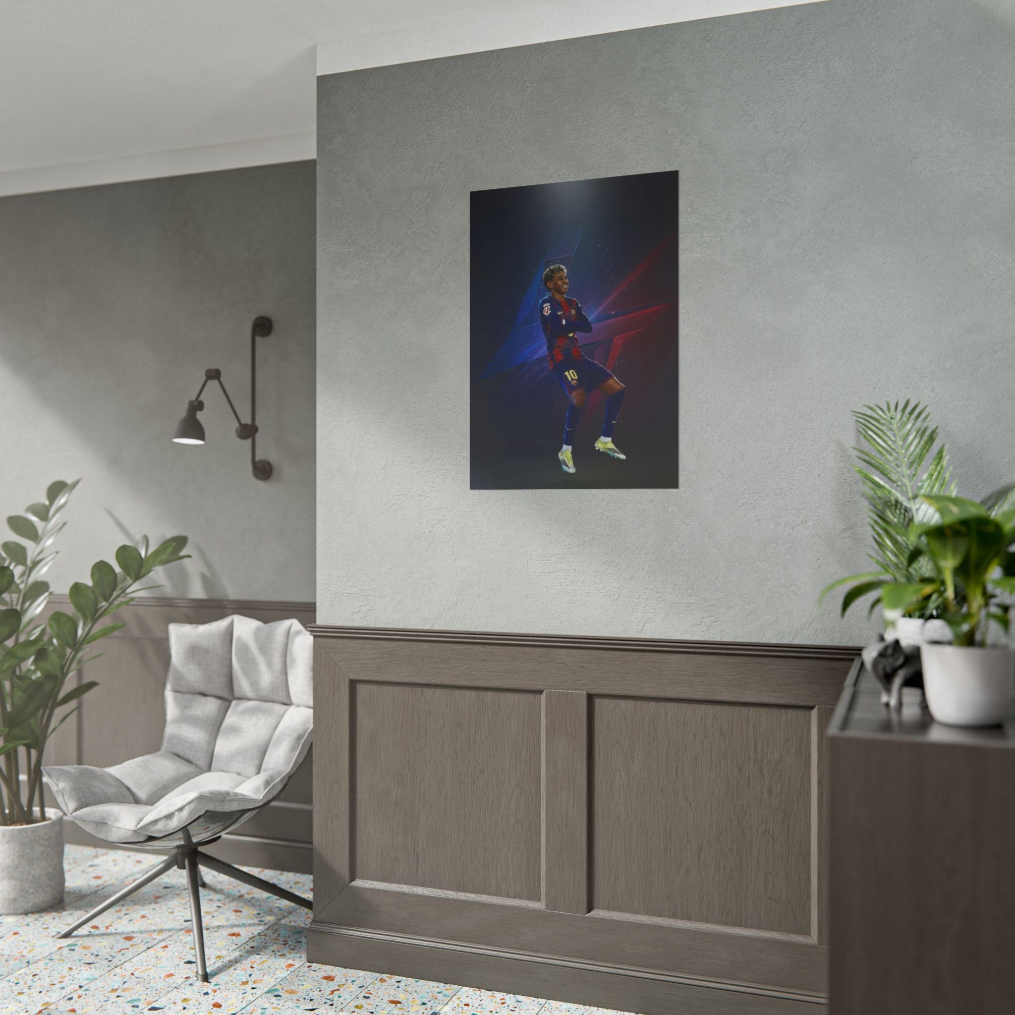 Lamine Yamal Celebration Poster - Barcelona Starboy | Available in multiple sizes