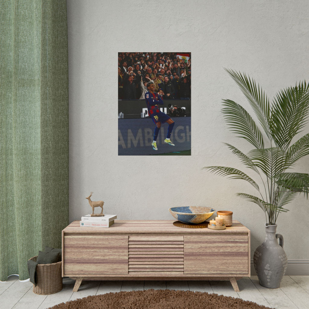 Lamine Yamal Poster — Barcelona Football Star Wall Art