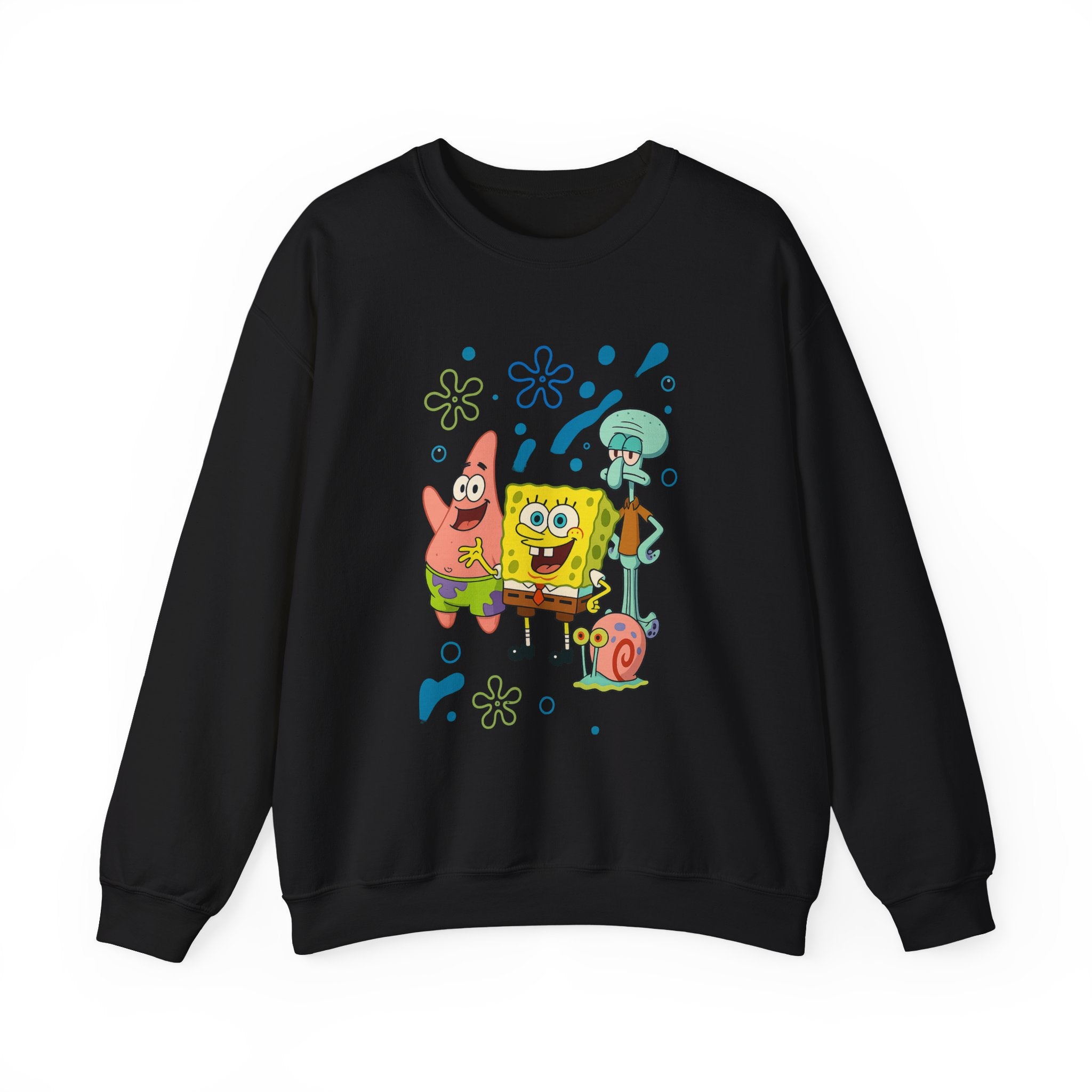 SpongeBob Crewneck Sweatshirt – Bikini Bottom Friends Graphic